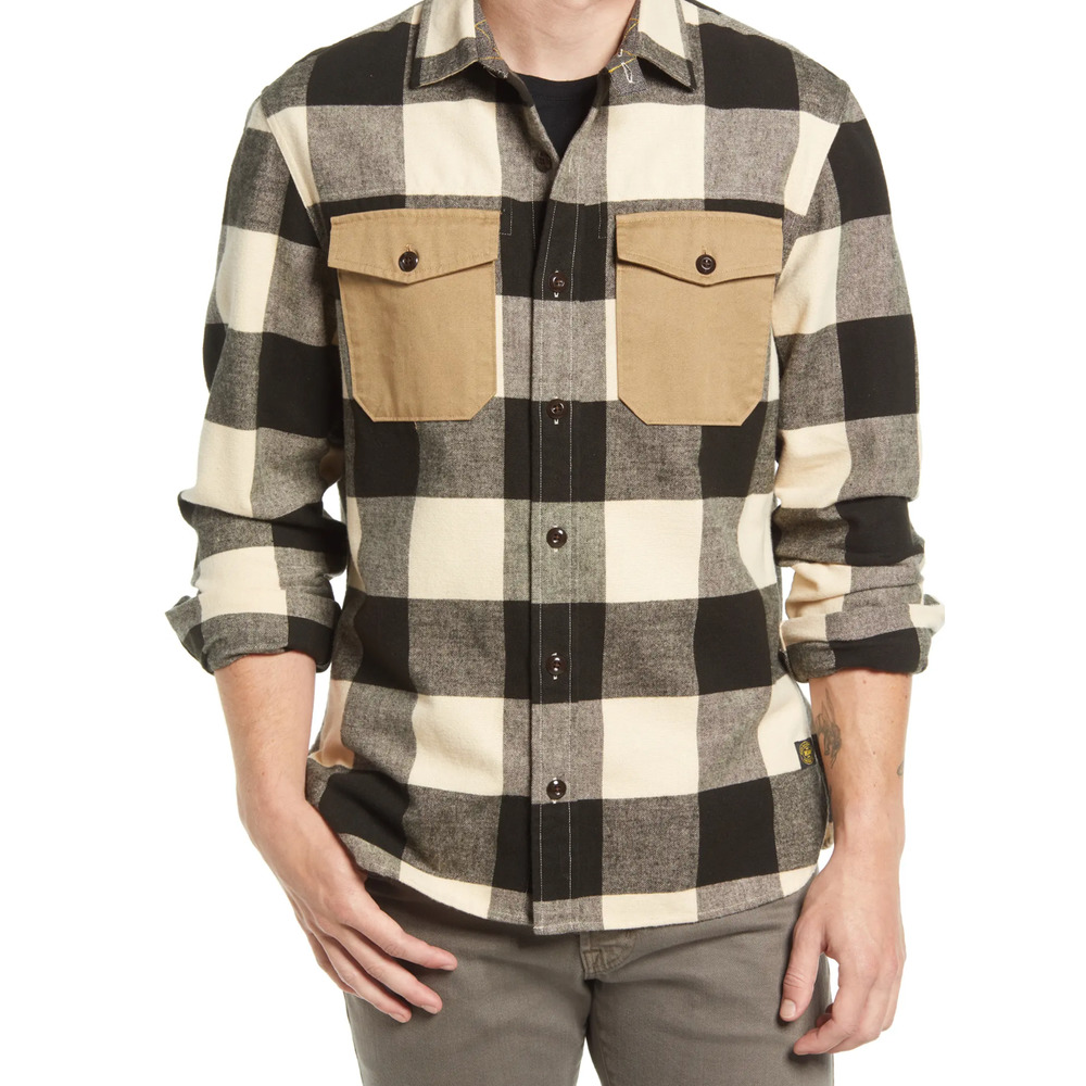 NWT L.L. Bean Men's L.L.Bean x Todd Snyder Chamois Shirt with Trim (Sz. L)